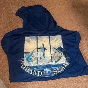 long sleeve guy harvey shirt with hood